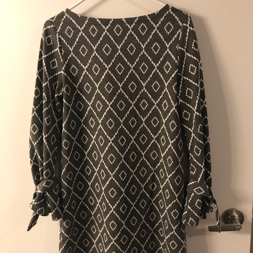 Loft Grey long sleeve sweater dress size S